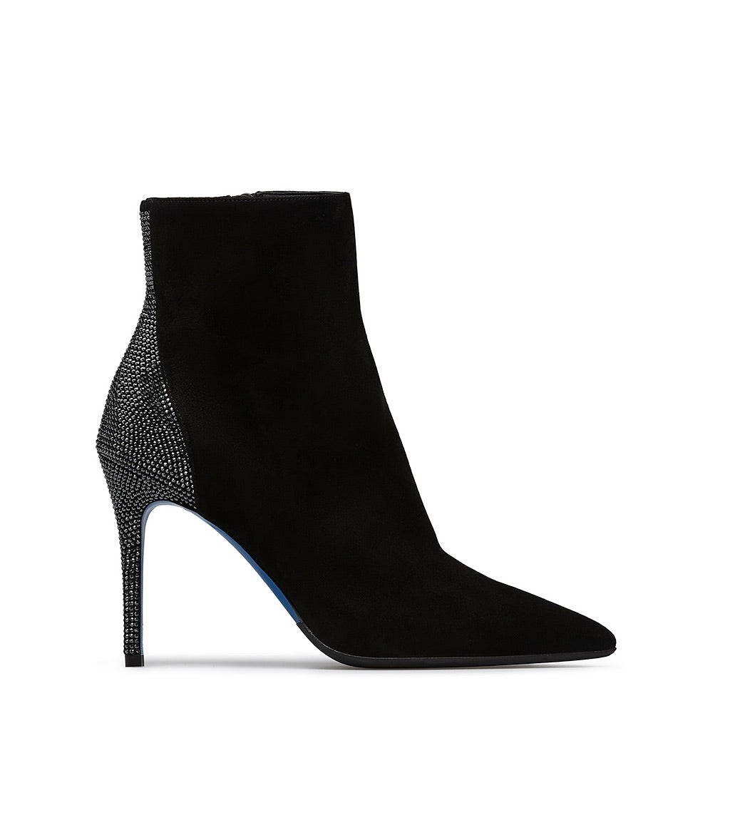 Loriblu Stivaletto gioiello in camoscio nero
