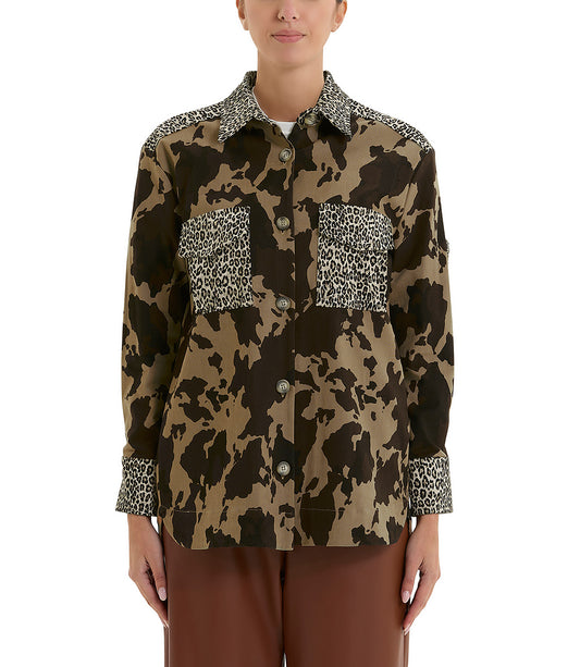 Camicia fantasia in cotone